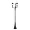 Z-Lite Davina 3 Light Outdoor Post Mounted Fixture, 31.5in. W x 115.25in. H, Black 5016PHMR-3-564P-BK - alternate 1
